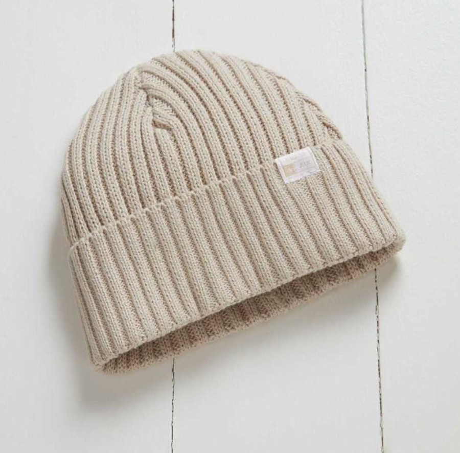 Wardrobe Grass & Air Hats & Caps | Grass Air Beanie Hat - Stone