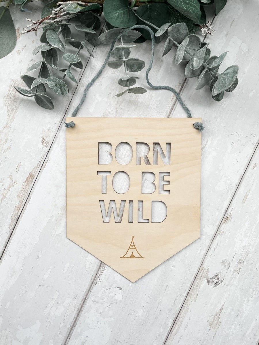 Laser Designs Fox & Bramble | Born To Be Wild Wall Hanging