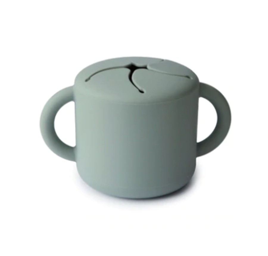 Meal Time Mushie | Mushie Snack Cup - Cambridge Blue