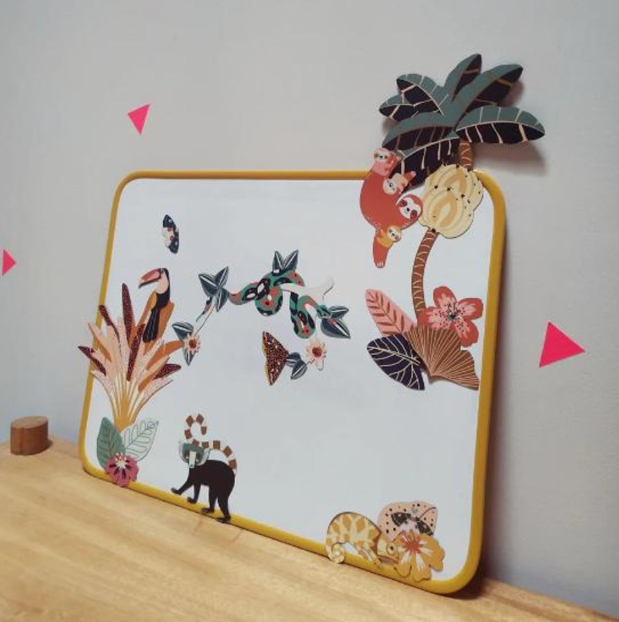 Play Ma Cabane A Reves | Ma Cabane A Reves Magnetic Slate Board - Honey