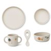 Meal Time Liewood | Liewood Vivi Printed Silicone Set - Safari Sandy Mix