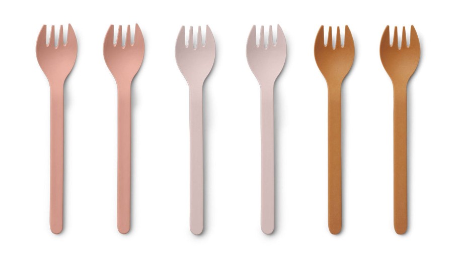 Meal Time Liewood | Liewood Selena Fork 6-Pack - Rose