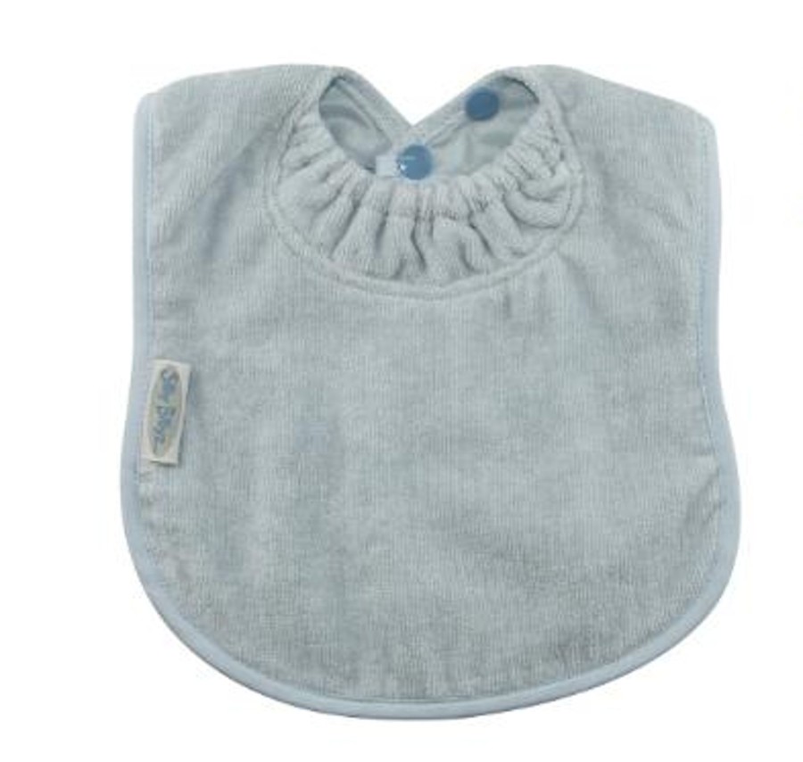 Meal Time Silly Billyz | Silly Billyz Towel Bib - Dusty Blue