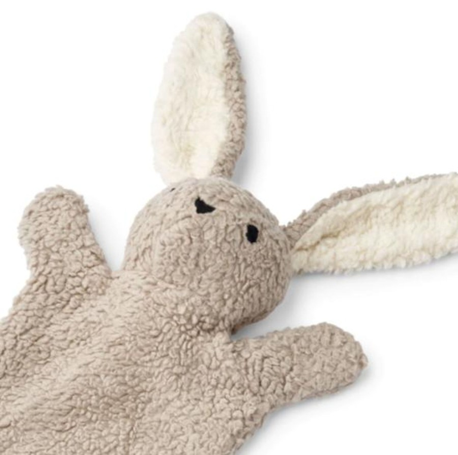 Play Liewood | Liewood Herold Hand Puppet - Rabbit / Pale Grey