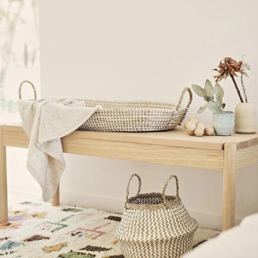 Baby Care Olli Ella | Olli Ella Reva Seagrass Changing Basket