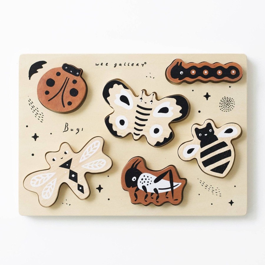 Play Wee Gallery | Wee Gallery Wooden Tray Puzzle - Bugs