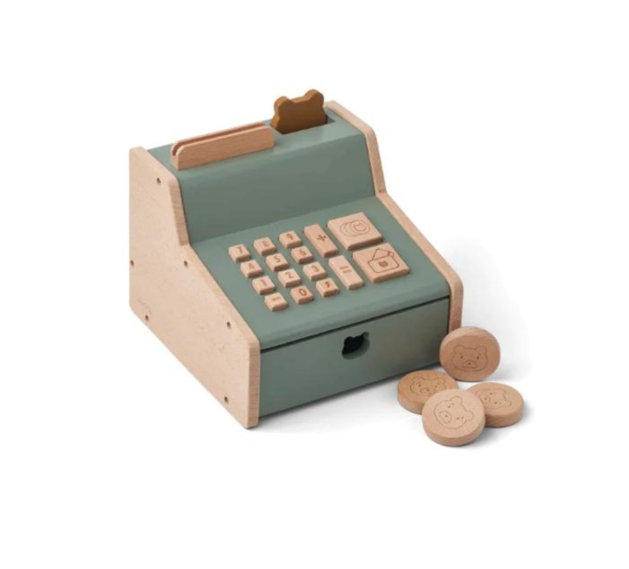 Play Liewood | Liewood Buck Cash Register - Faune Green / Golden Caramel Mix