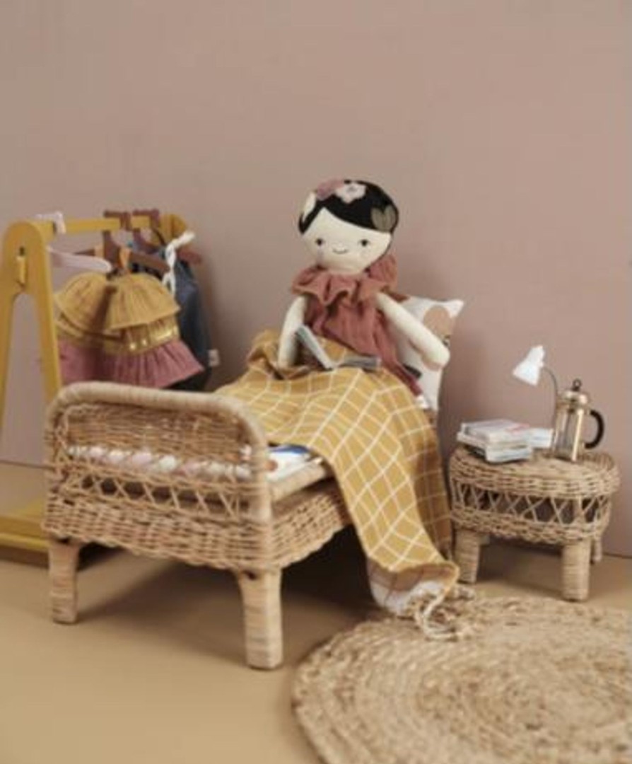 Play Fabelab | Fabelab Dolls Bed - Rattan