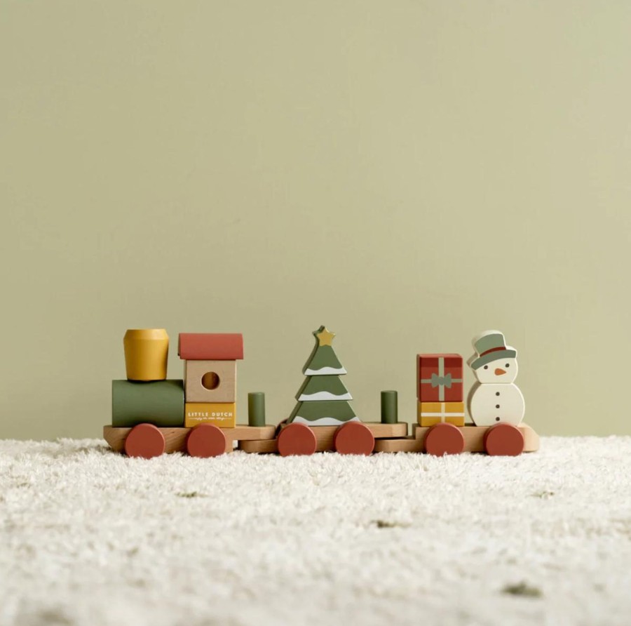 Play Little Dutch | Little Dutch Christmas Stacking Train