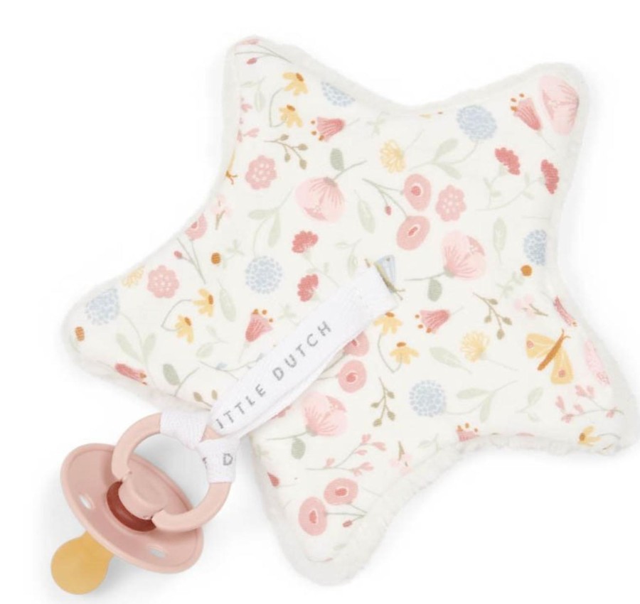 Baby Care Little Dutch | Little Dutch Pacifier Cloth - Flowers Butterflies