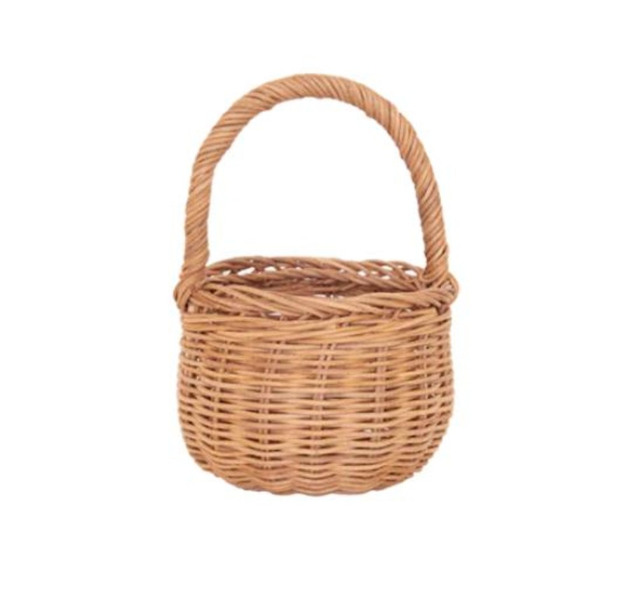 Kid'S Room Olli Ella | Olli Ella Rattan Berry Basket - Natural