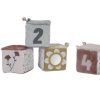 Play Little Dutch | Little Dutch Soft Cubes Set - Flowers Butterflies