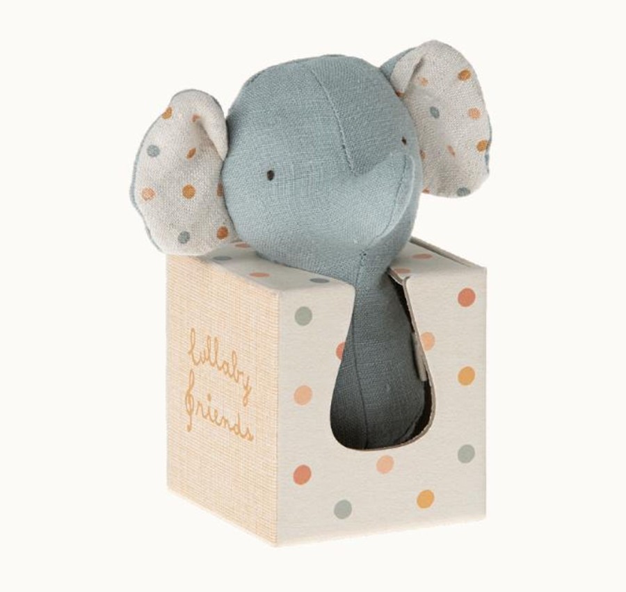 Play MAILEG | Maileg Lullaby Friends Rattle - Elephant