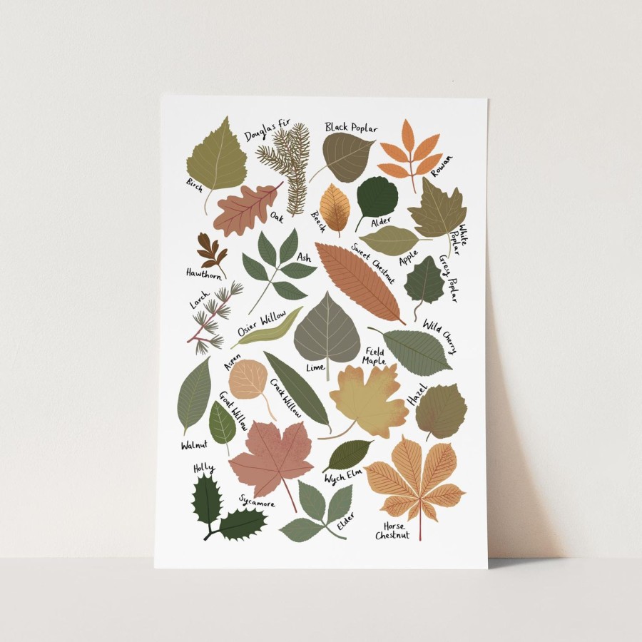 Kid'S Room Kid of the Village | Kid Of The Village A4 Leaf Chart Print