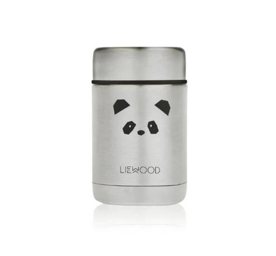 Meal Time Liewood | Liewood Nadja Food Jar - Panda / Stainless Steel