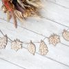 Laser Designs Fox & Bramble | F+B Autumn Leaf Garland