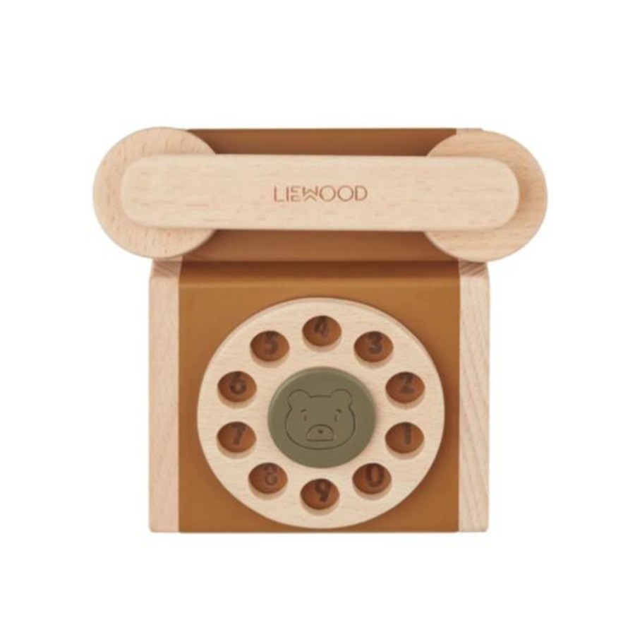 Play Liewood | Liewood Selma Classic Phone - Golden Caramel Multi Mix