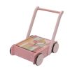 Play Little Dutch | Little Dutch Block Trolley - Wild Flowers