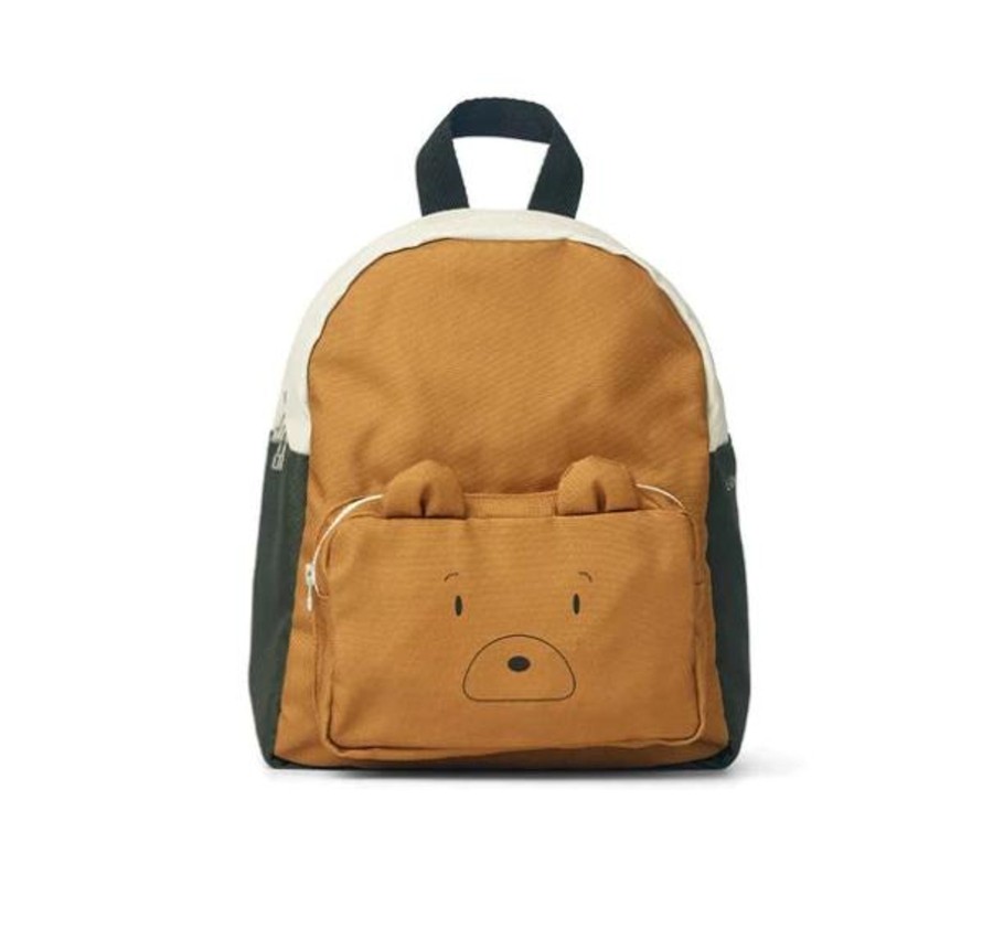 Wardrobe Liewood Backpacks & Bags | Liewood Allan Backpack - Mr Bear / Golden Caramel