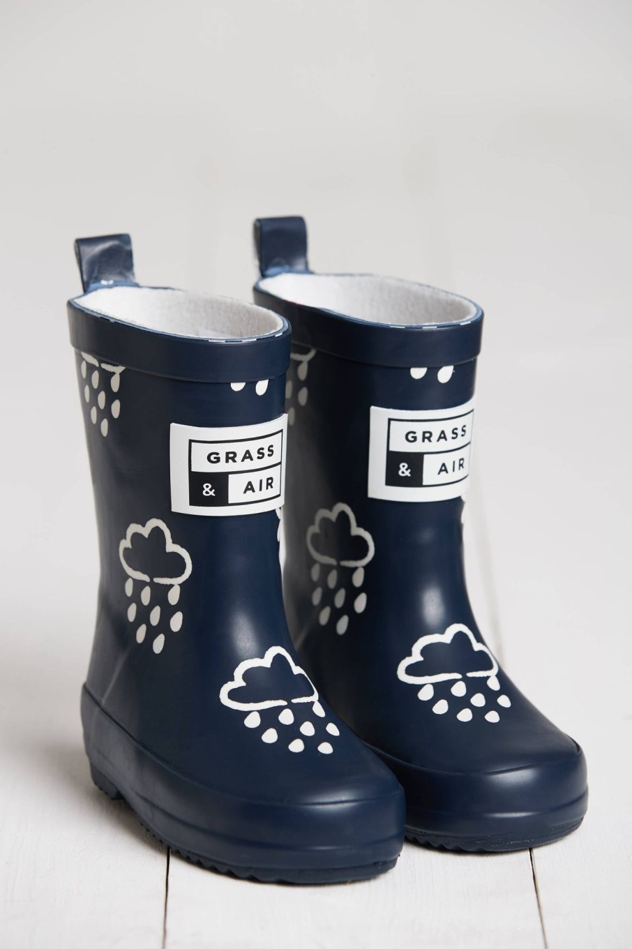 Wardrobe Grass & Air | Grass Air Colour- Revealing Wellies - Navy