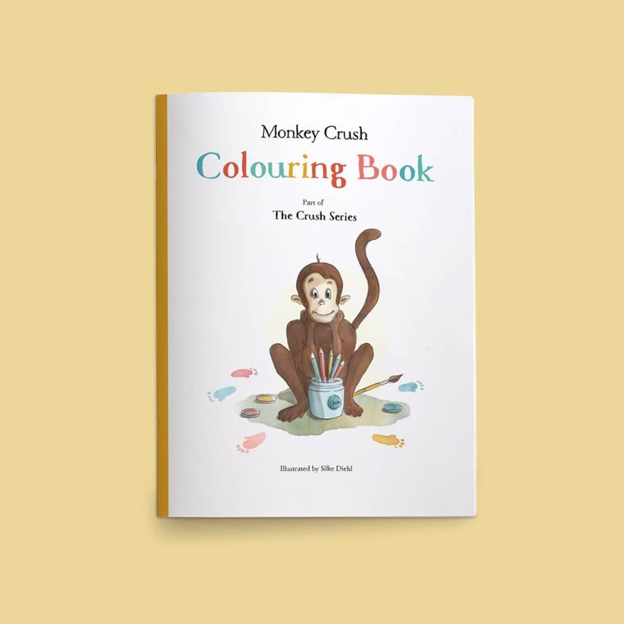 Play The Crush Series | The Crush Series Colouring Book - Monkey Crush