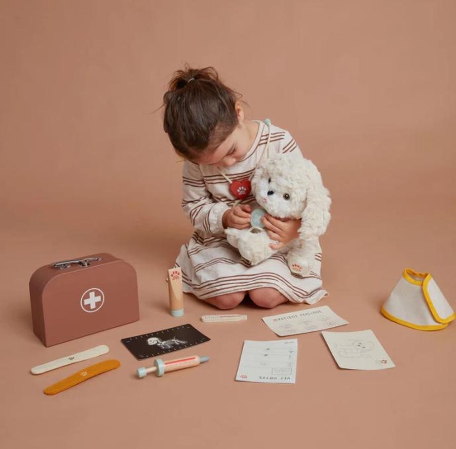 Play Olli Ella | Olli Ella Dinkum Dog Vet Set - Clay