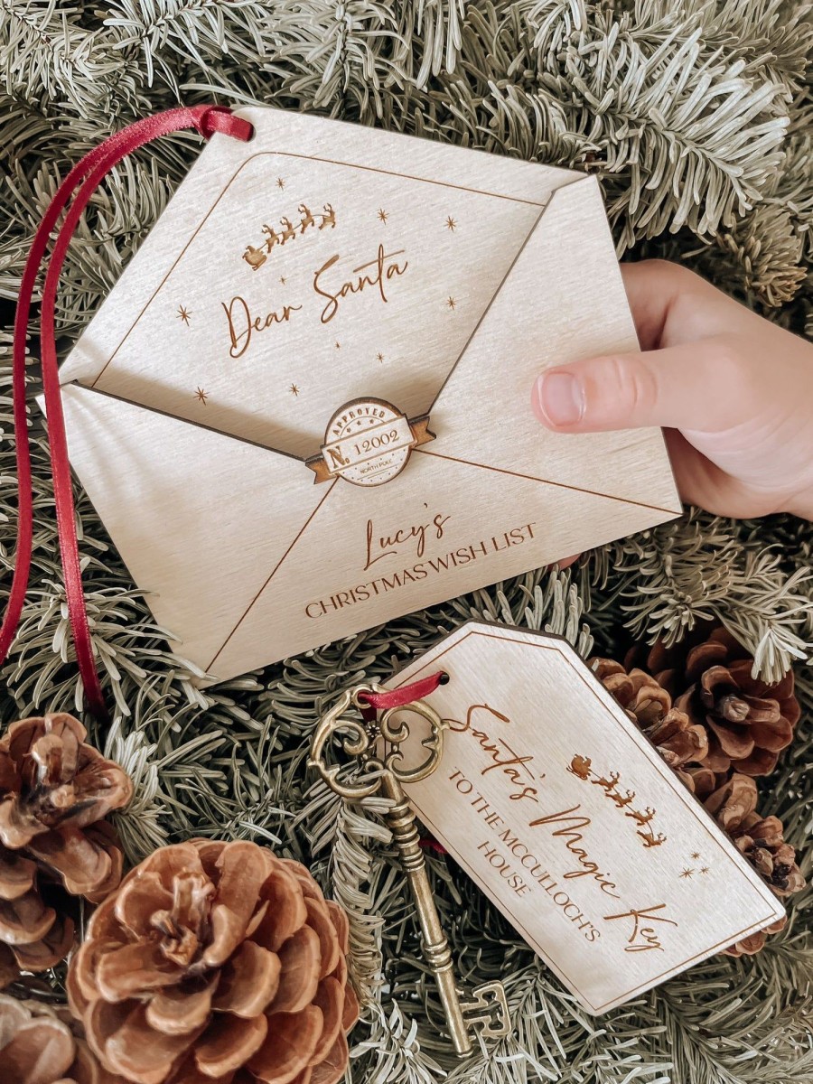 Laser Designs Fox & Bramble | Personalised Santa'S Christmas Wish List