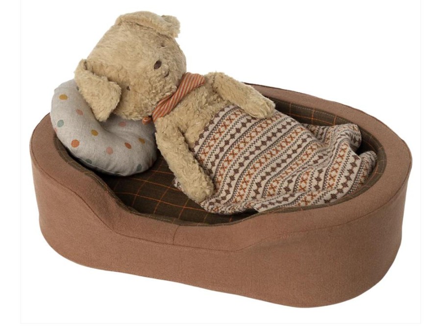 Play MAILEG | Maileg Dog Basket - Brown