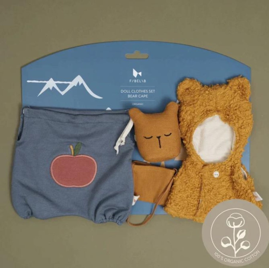 Play Fabelab | Fabelab Doll Clothes Set - Bear Cape