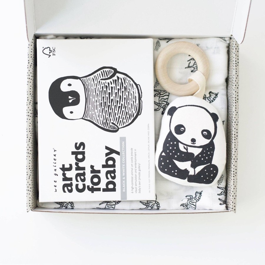 Baby Care Wee Gallery | Wee Gallery Little Naturalist Gift Set - Black White