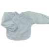 Meal Time Silly Billyz | Silly Billyz Towel Long Sleeve Bib - Dusty Blue