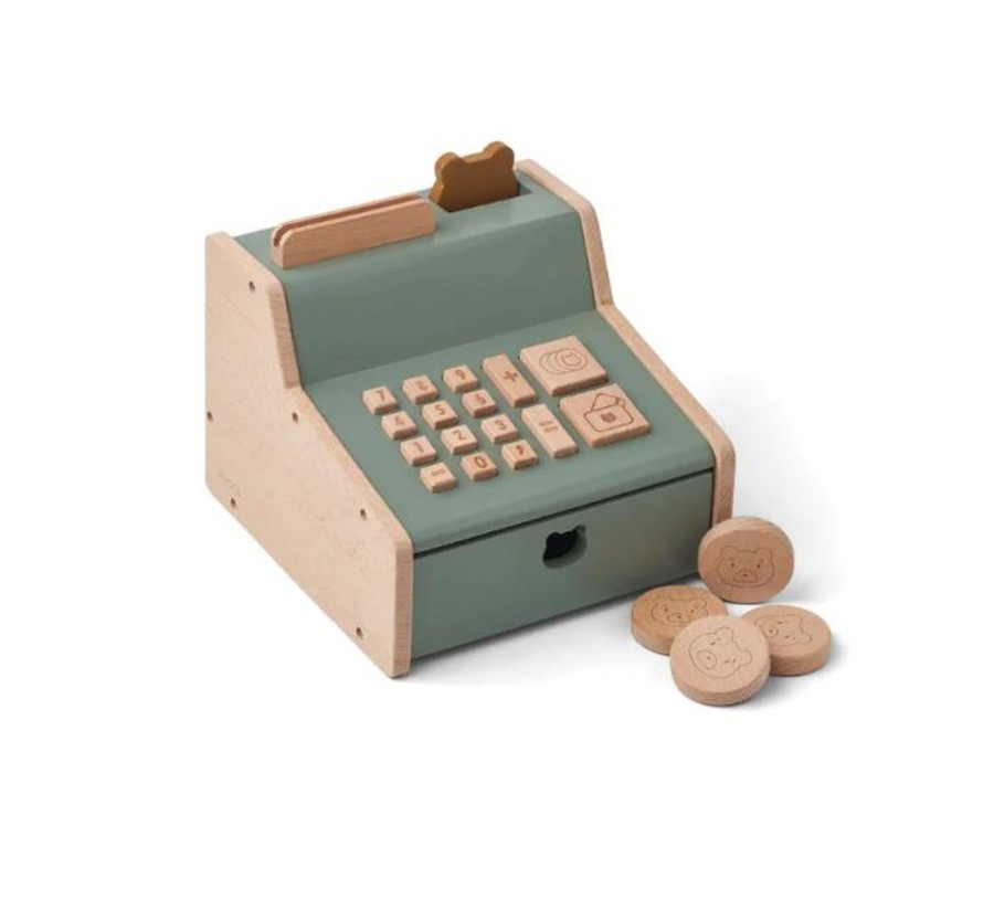 Play Liewood | Liewood Buck Cash Register - Faune Green / Golden Caramel Mix