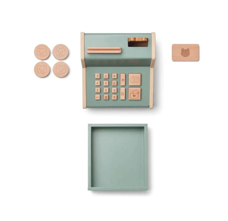 Play Liewood | Liewood Buck Cash Register - Faune Green / Golden Caramel Mix