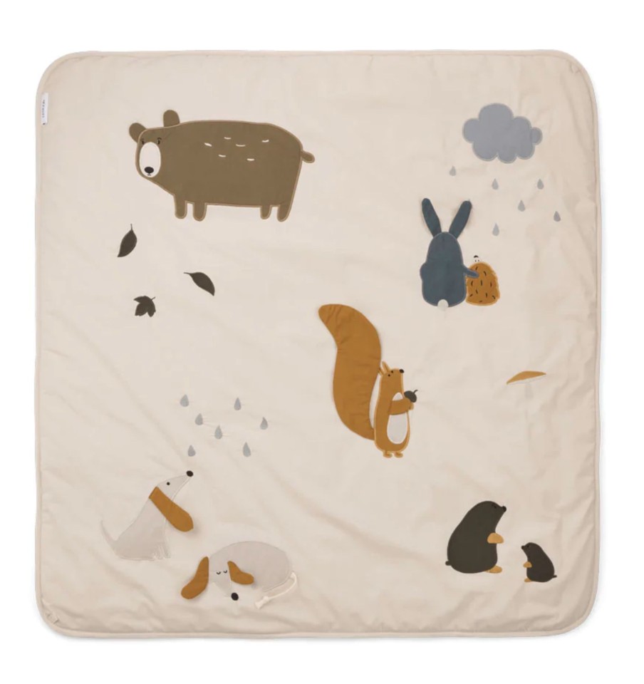 Kid'S Room Liewood | Liewood Glenn Activity Blanket - Friendship / Sandy Mix