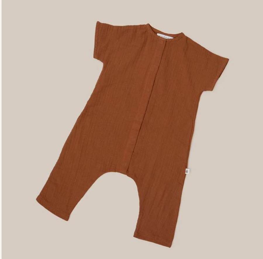 Wardrobe Kattan Kattan | Kattan One Piece Playsuit - Cinnamon Orange