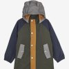 Wardrobe Liewood Liewood | Liewood Blake Long Raincoat - Hunter Green Multi Mix