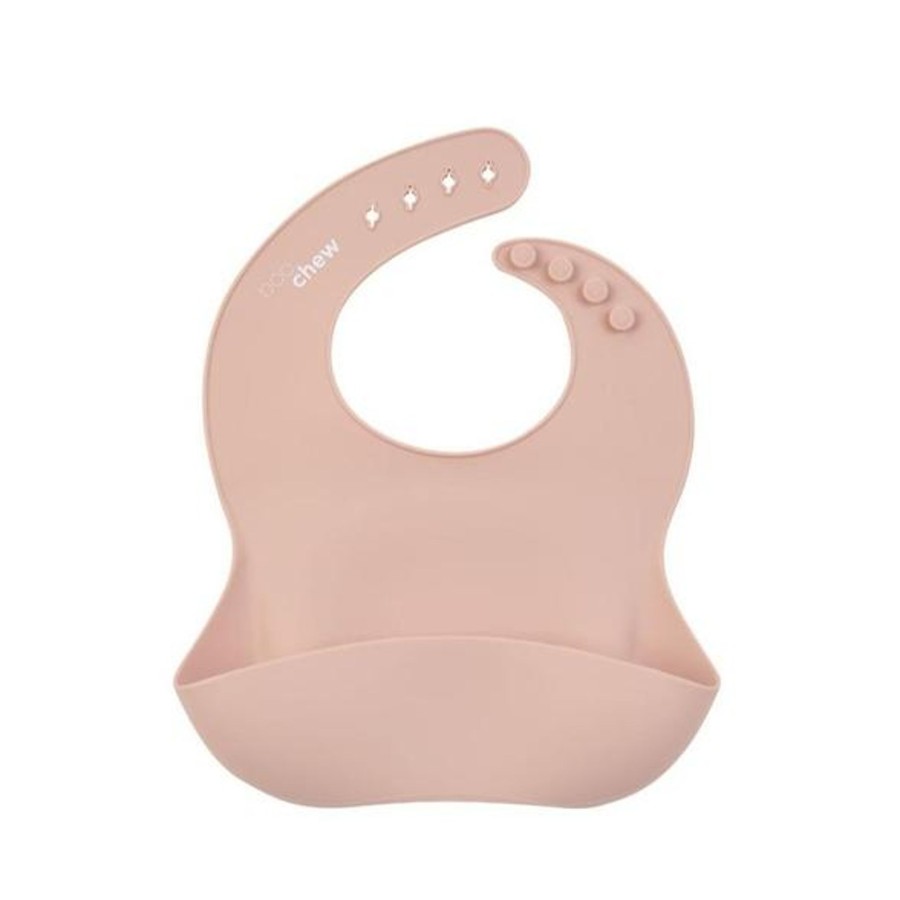 Meal Time Boo Chew | Boo Chew Bib - Blush