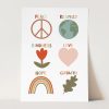 Kid'S Room Kid of the Village | Kid Of The Village A4 Positive Symbols Print