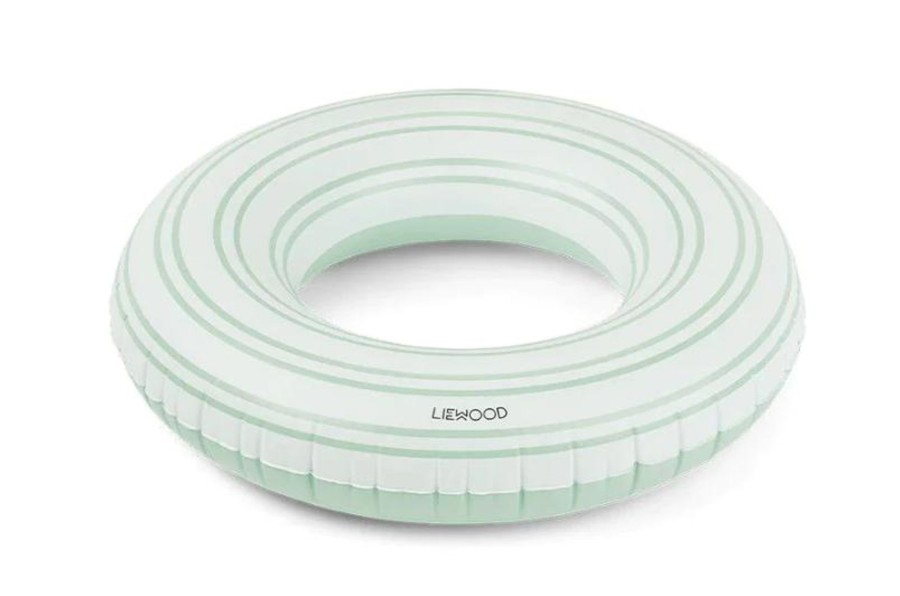 Play Liewood | Liewood Donna Swim Ring - Stripe Dusty Mint / Creme De La Creme