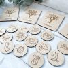 Laser Designs Fox & Bramble | Seasons Flashcards Weather Tokens