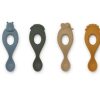 Meal Time Liewood | Liewood Liva Silicone Spoon Set 4-Pack - Safari / Blue Multi Mix