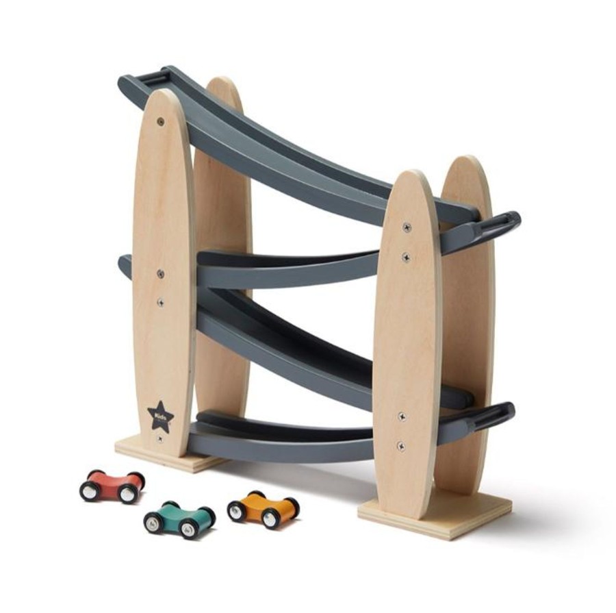 Play Kids Concept | Kid'S Concept Car Track - Natural / Grey