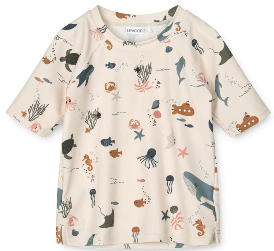 Play Liewood | Liewood Noah Swim Tee - Sea Creature / Sandy