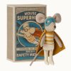 Play MAILEG | Maileg Super Hero Mouse - Little Brother In Matchbox