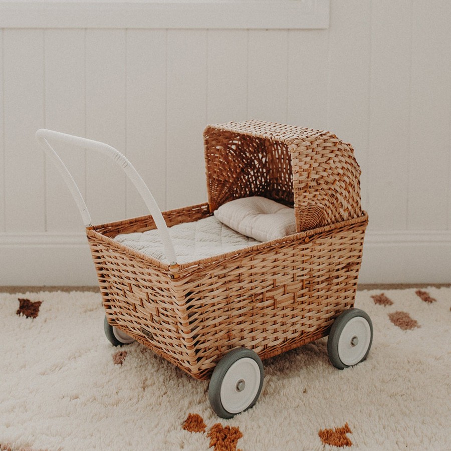 Play Olli Ella | Olli Ella Strolley Pram - Natural