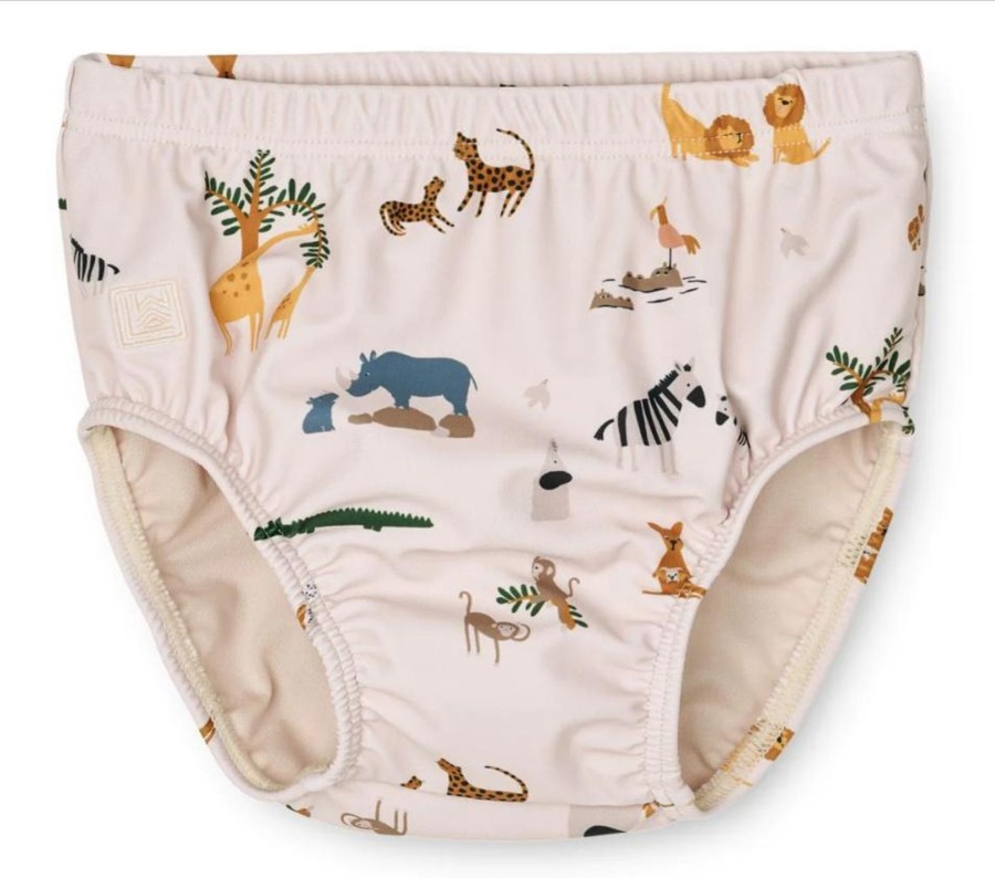 Play Liewood | Liewood Anthony Baby Printed Swim Pants - Sea Creature / Sandy