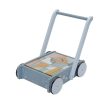 Play Little Dutch | Little Dutch Block Trolley - Ocean