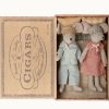 Play MAILEG | Maileg Mum And Dad Mice In Cigarbox