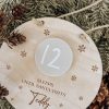 Laser Designs Fox & Bramble | Personalised 'Sleeps Until Santa' Hanging