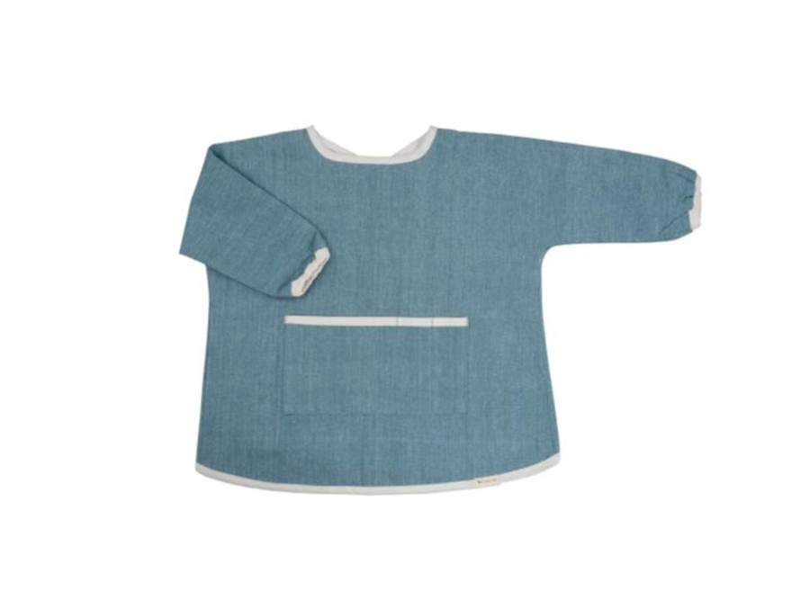 Meal Time Fabelab | Fabelab Craft Smock - Chambray Blue Spruce